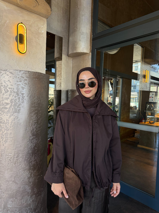 Minik Düğmeli Bomber Ceket