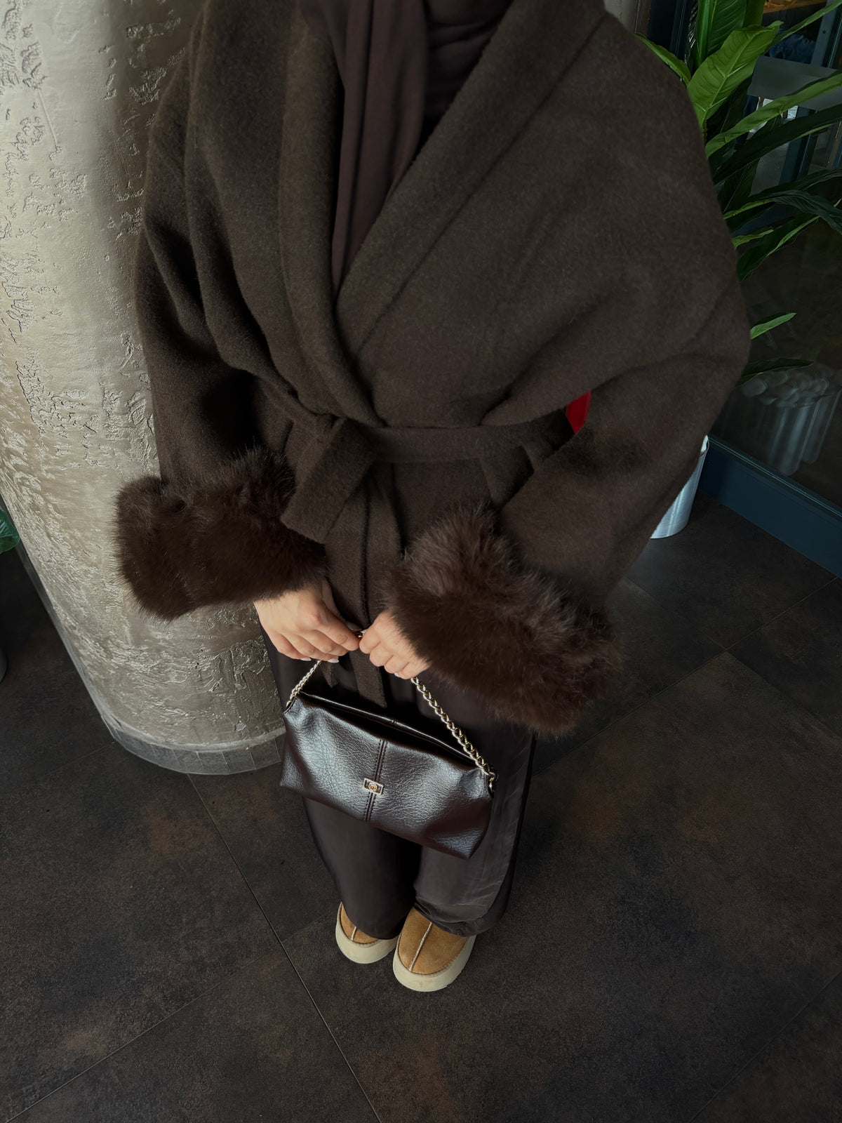 Polina Angora Kürk Kaban