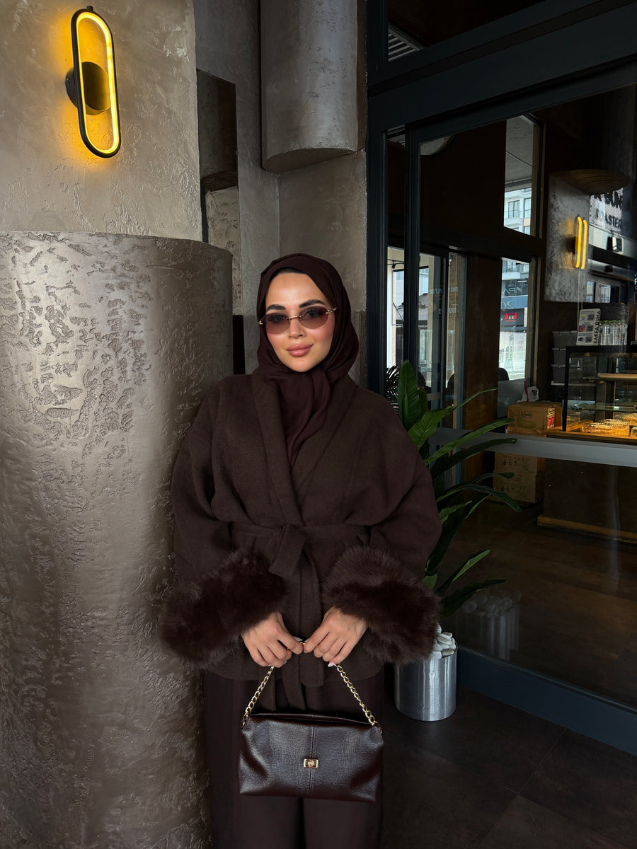 Polina Angora Kürk Kaban